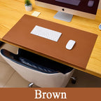 Leather Desk Pad – Non-Slip Surface – Ergonomic Support for Office and Gaming – Custom Sizes Available 5