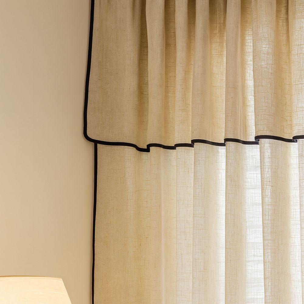 Linen Sheer Curtains for Living Room - Elegant and Cozy Light Filter 4