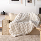 Luxurious Faux-Fur Blanket Throw, All-Season Softness, 50 x 60 Inches, Premium Comfort, Ideal for Home and Travel 12