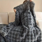 Luxurious Faux-Fur Blanket Throw, All-Season Softness, 50 x 60 Inches, Premium Comfort, Ideal for Home and Travel 8