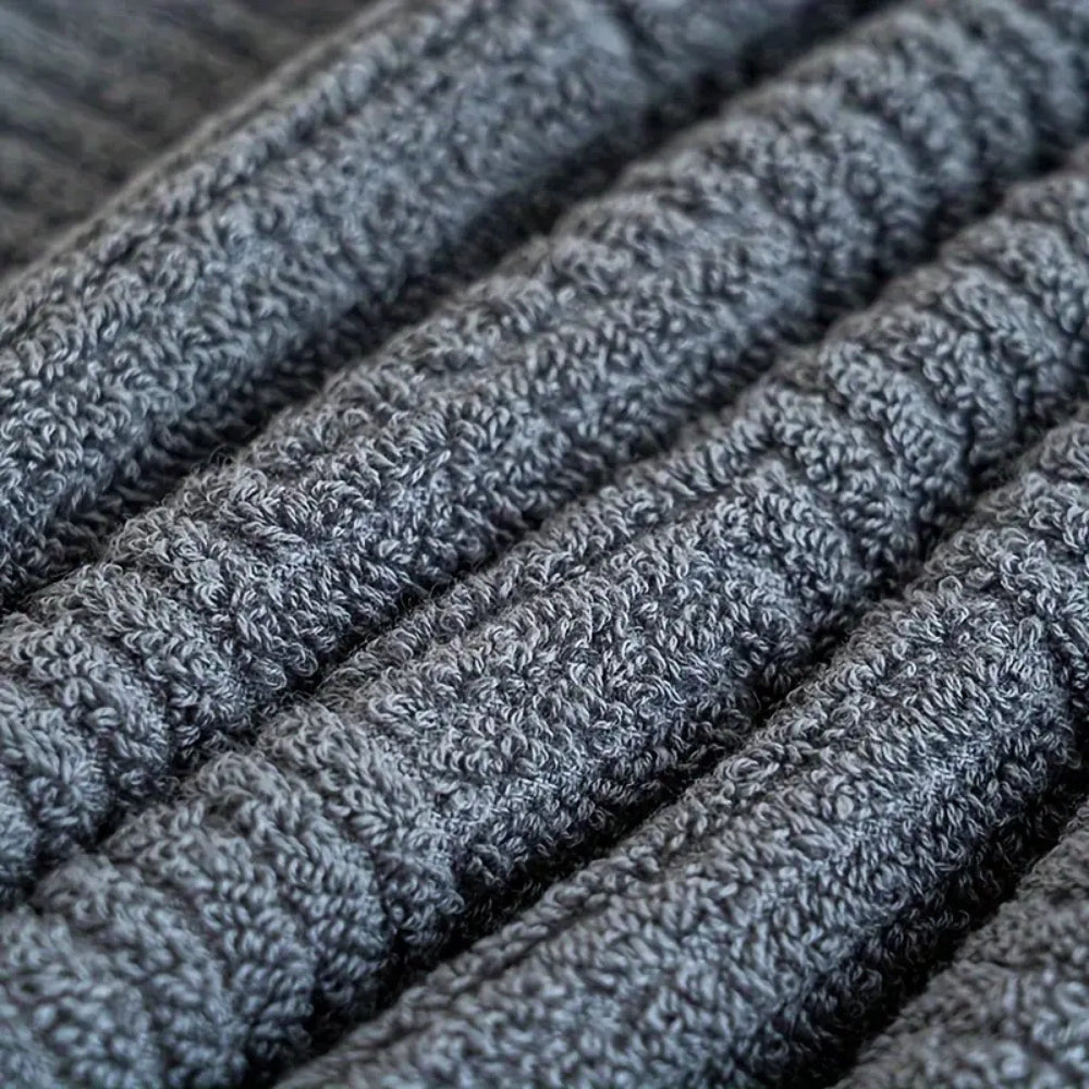 Luxury Cotton Towel Set - 6-Piece Ultra-Soft Bath Towel Sets for Maximum Absorbency and Comfort 7