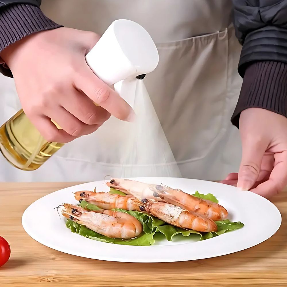 Luxury Oil Spray Bottle with Fine Mist Technology – Elegant Glass Design for Healthy Cooking 4