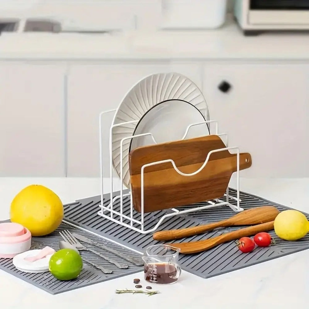 Luxury Silicone Draining Mat – Heat-Resistant Kitchen Solution for Modern Interiors 1