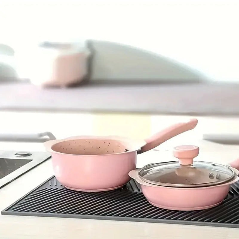 Luxury Silicone Draining Mat – Heat-Resistant Kitchen Solution for Modern Interiors 4