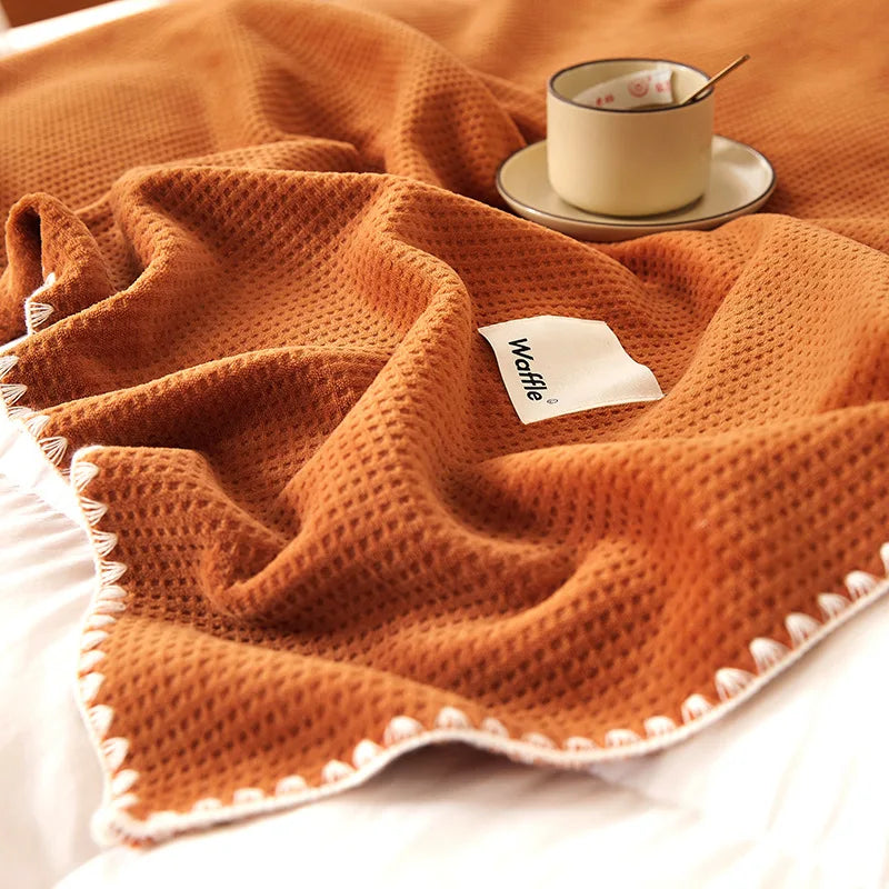 Plush luxury velvet blanket in a rich solid color, designed for year-round comfort. This soft, cozy throw adds elegance to any space, perfect for 3