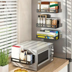 Magnetic spice rack – Stainless steel – Space-saving wall-mounted organizer – Holds up to 48 spice jars 1