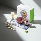 8-Piece Glazed Ceramic Matcha Set – Handcrafted Tools & Elegant Gift Box for Japanese Tea Ceremonies