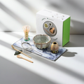 8-Piece Glazed Ceramic Matcha Set – Handcrafted Tools & Elegant Gift Box for Japanese Tea Ceremonies