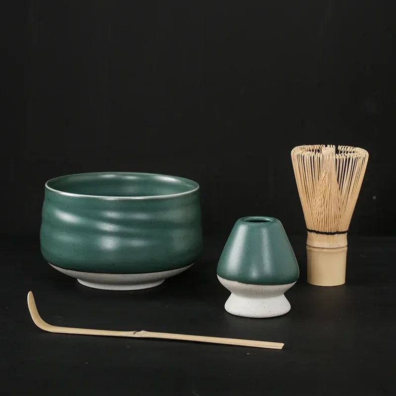 Matcha Tea Set with Bamboo Whisk and Ceramic Bowl - Traditional Matcha Gift Set 7