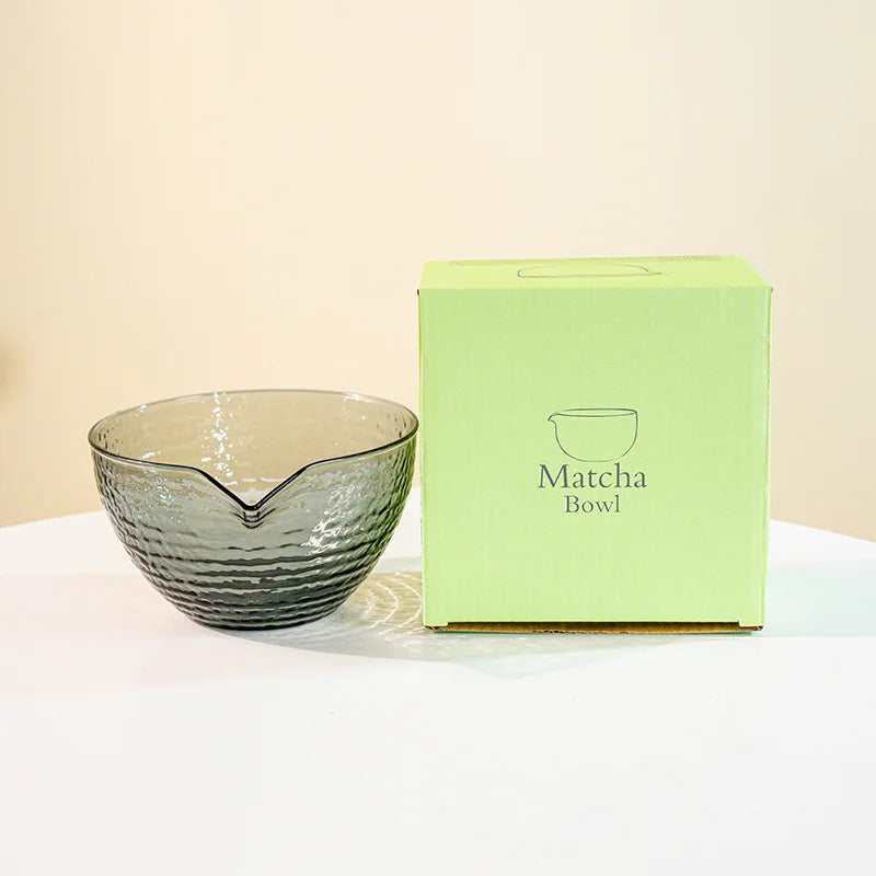 Matcha bowl – Heat-resistant glass – Pink and purple design – Ideal for tea ceremonies 20