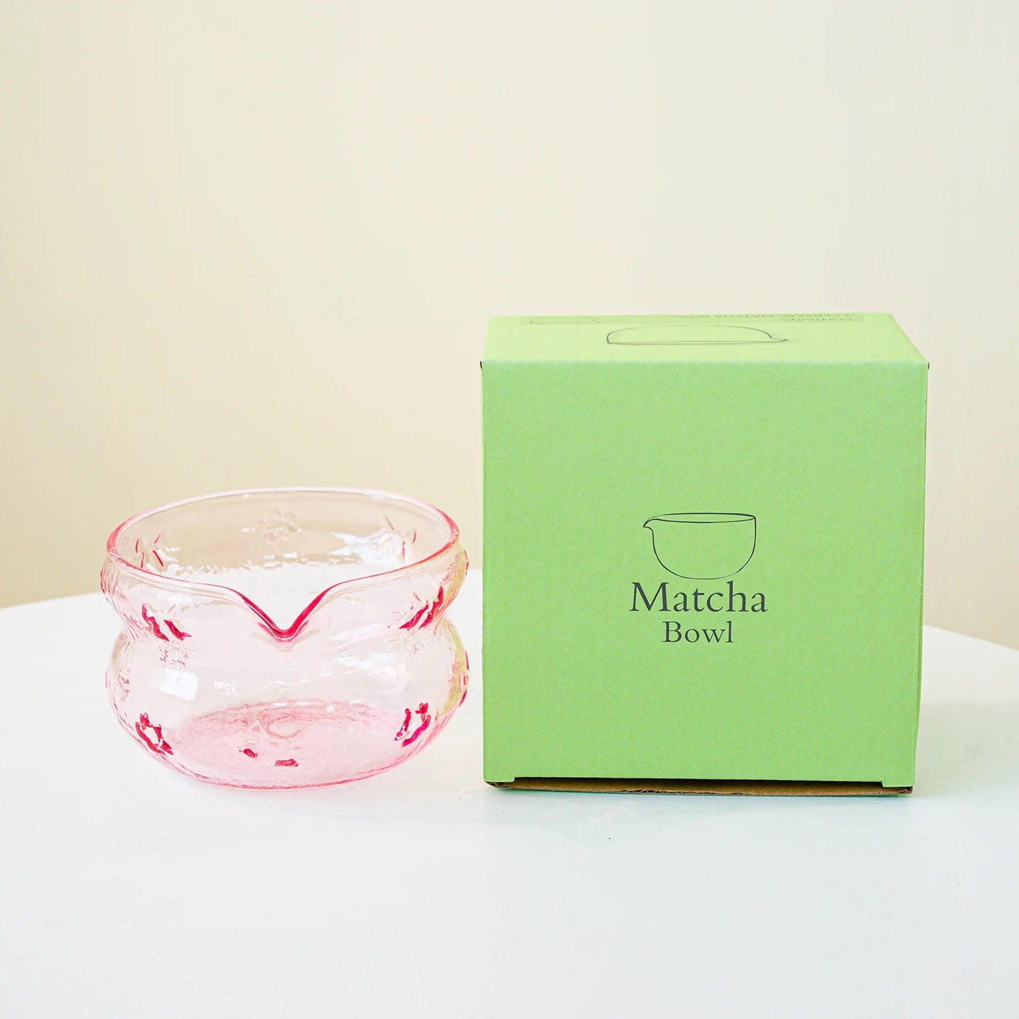 Matcha bowl – Heat-resistant glass – Pink and purple design – Ideal for tea ceremonies 8
