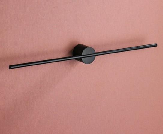 Metal Towel Rail - Modern Minimalist Bathroom Towel Rack in Matte Black 14