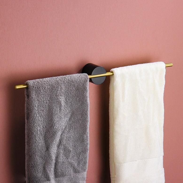 Metal towel holder – Modern design – Stylish bathroom accessory – Rust-resistant 4
