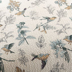 Microfiber coverlet set – Elegant floral design – Reversible and breathable – Year-round comfort bedding 3