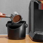Modern Espresso Knock Box – Compact Coffee Grounds Disposal with Non-Slip Base and Removable Knock Bar 1