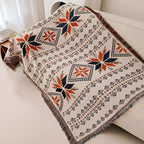 Moroccan Boho Pattern Picnic Mat – Durable Microfiber Cotton Blanket for Outdoor Picnics and Indoor Use 0