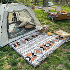 Moroccan Boho Pattern Picnic Mat – Durable Microfiber Cotton Blanket for Outdoor Picnics and Indoor Use 2