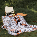 Moroccan Boho Pattern Picnic Mat – Durable Microfiber Cotton Blanket for Outdoor Picnics and Indoor Use 5