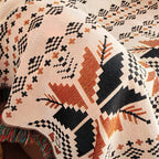 Moroccan Boho Pattern Picnic Mat – Durable Microfiber Cotton Blanket for Outdoor Picnics and Indoor Use 7