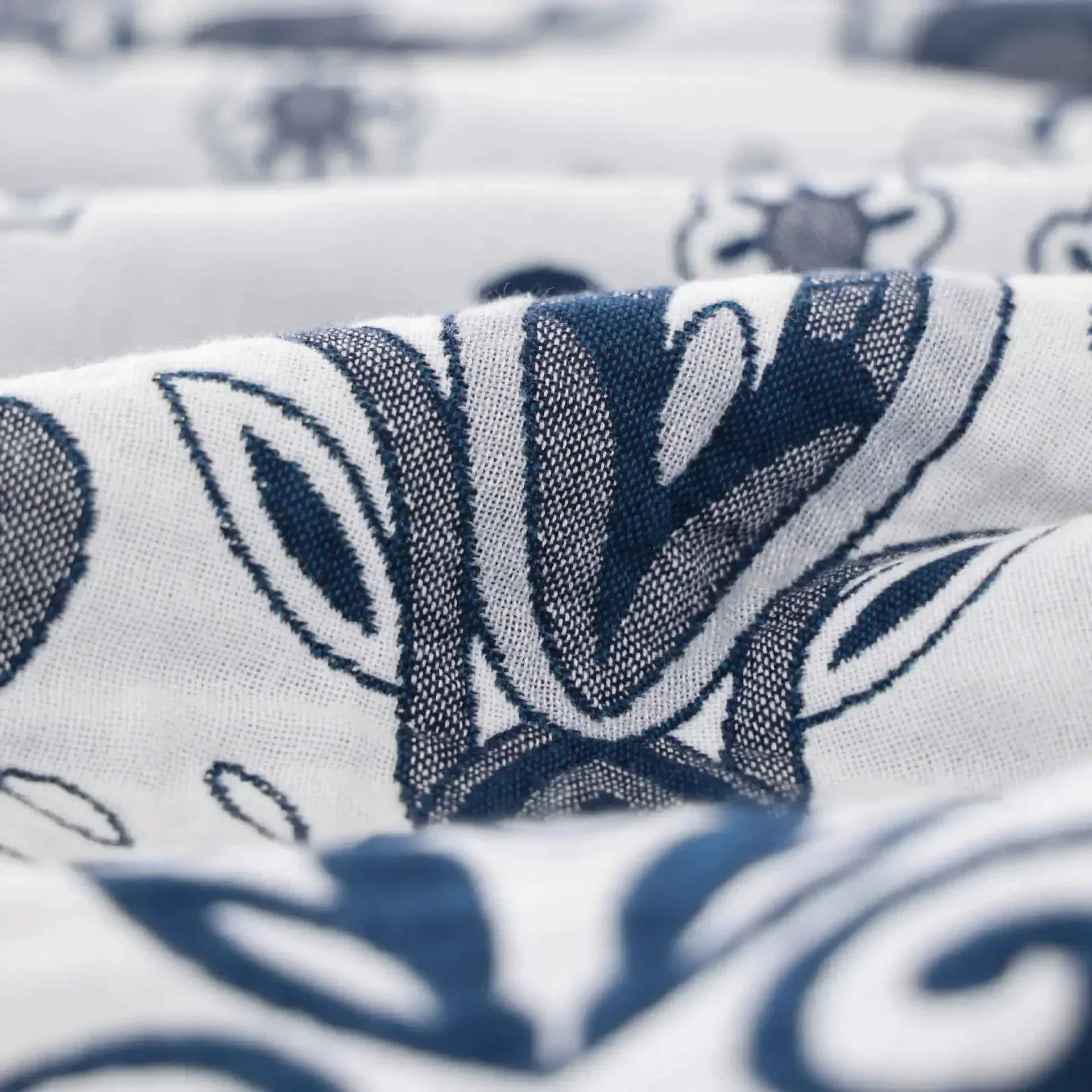 Multilayer Gauze Cotton Cooling Blanket with Tassels, 59x79 Inches, Lightweight Summer Throw for Sofa and Outdoor Use 4