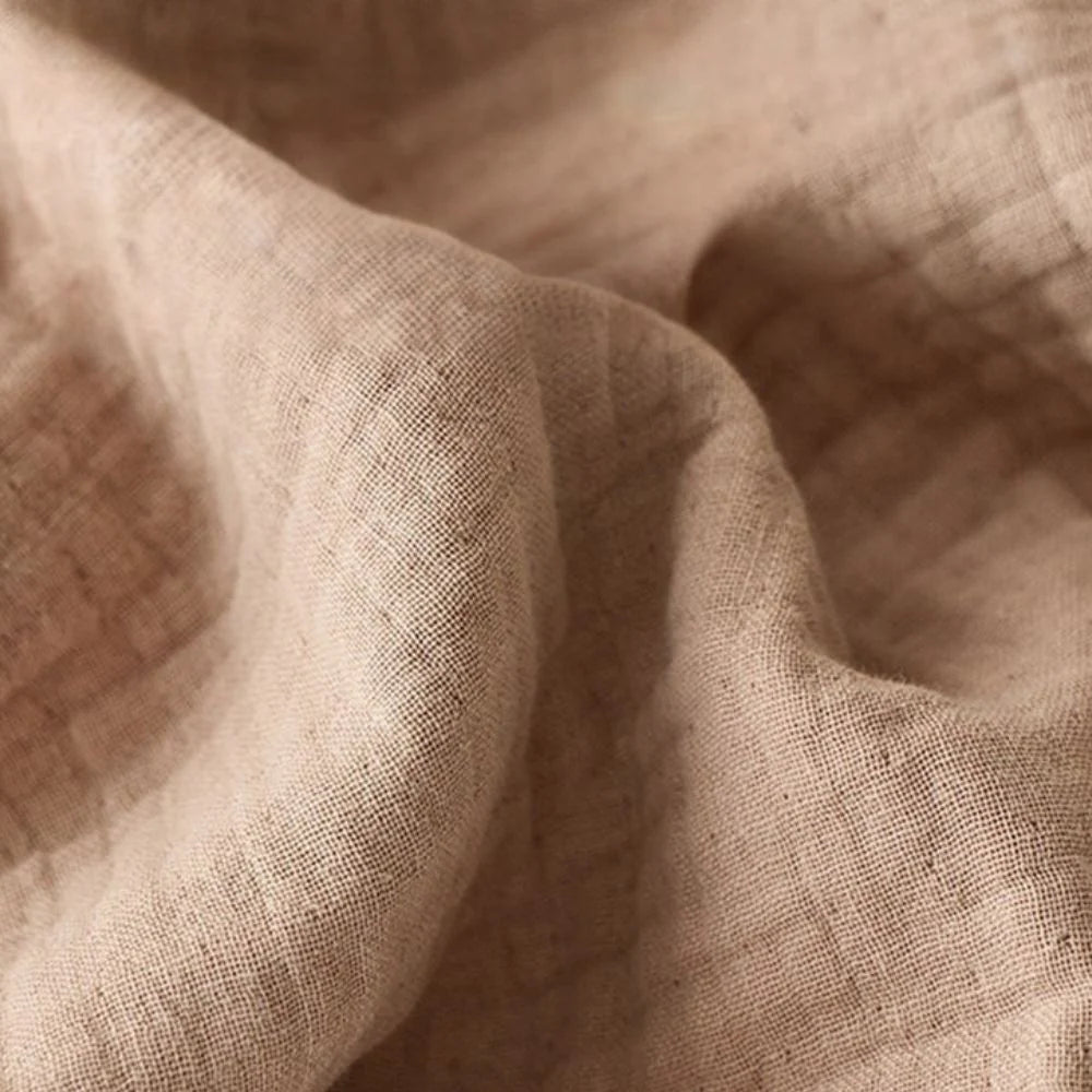 Muslin blanket – Lightweight cotton – Naturally crinkled texture – Versatile for all seasons 5
