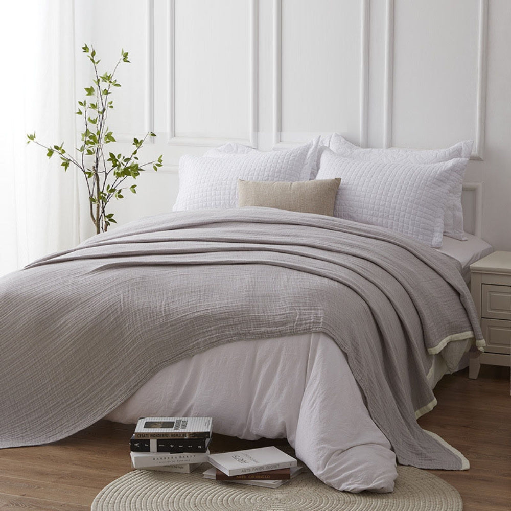 Muslin blanket – Six-layer cotton – Soft and breathable – Cozy throw for all seasons 7