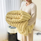 Soft Fleece Throw Blanket – Ultra-Warm Cozy Blanket for Bed & Sofa, Lightweight All-Season Comfort