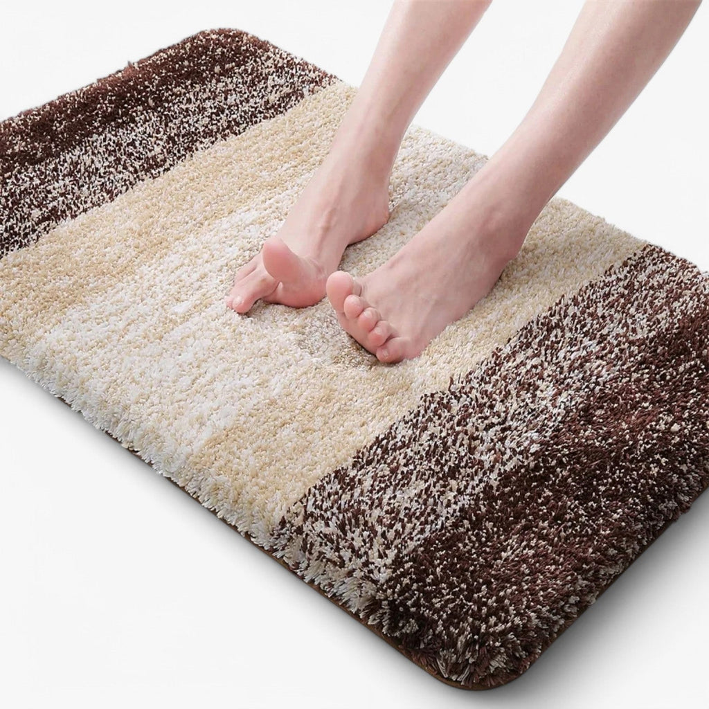 Non-Slip Microfiber Bath Mat - Quick Drying Bathroom Rug in Various Colors 1