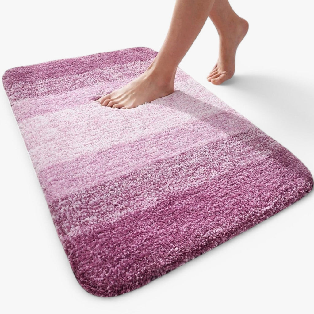 Non-Slip Microfiber Bath Mat - Quick Drying Bathroom Rug in Various Colors 2