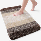 Non-Slip Microfiber Bath Mat - Quick Drying Bathroom Rug in Various Colors 3