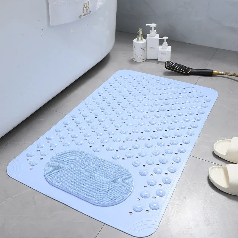 Non-slip shower mat – Built-in foot scrubber – Quick-drying – Bathroom safety essential 4