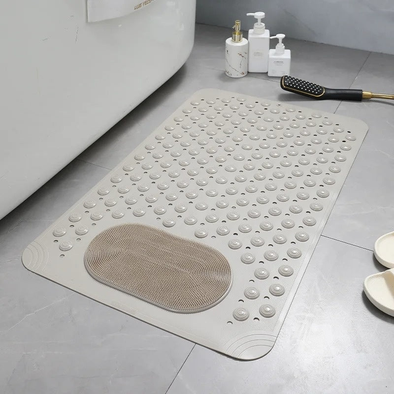 Non-slip shower mat – Built-in foot scrubber – Quick-drying – Bathroom safety essential 6