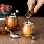 Nordic Wood Salt and Pepper Mill Set – Gentle Grinding 3