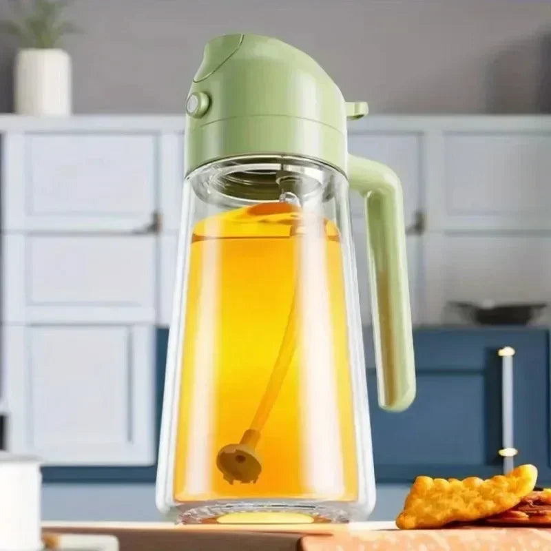 Oil Spray Bottle – BPA-Free Glass – 20.3 fl oz – Precision Olive Oil Sprayer for Cooking and Dressing 9