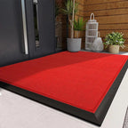 PVC rubber doormat – Non-slip and water-resistant – Indoor and outdoor use – Welcome mat for front door 1