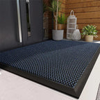 PVC rubber doormat – Non-slip and water-resistant – Indoor and outdoor use – Welcome mat for front door 2