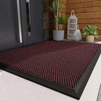 PVC rubber doormat – Non-slip and water-resistant – Indoor and outdoor use – Welcome mat for front door 3