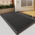 PVC rubber doormat – Non-slip and water-resistant – Indoor and outdoor use – Welcome mat for front door 5