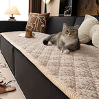 Pet-Proof Quilted Sofa Cover Slipcover – Soft Microfiber with Non-Slip Backing for Dogs, Machine Washable, Geometric Design 4