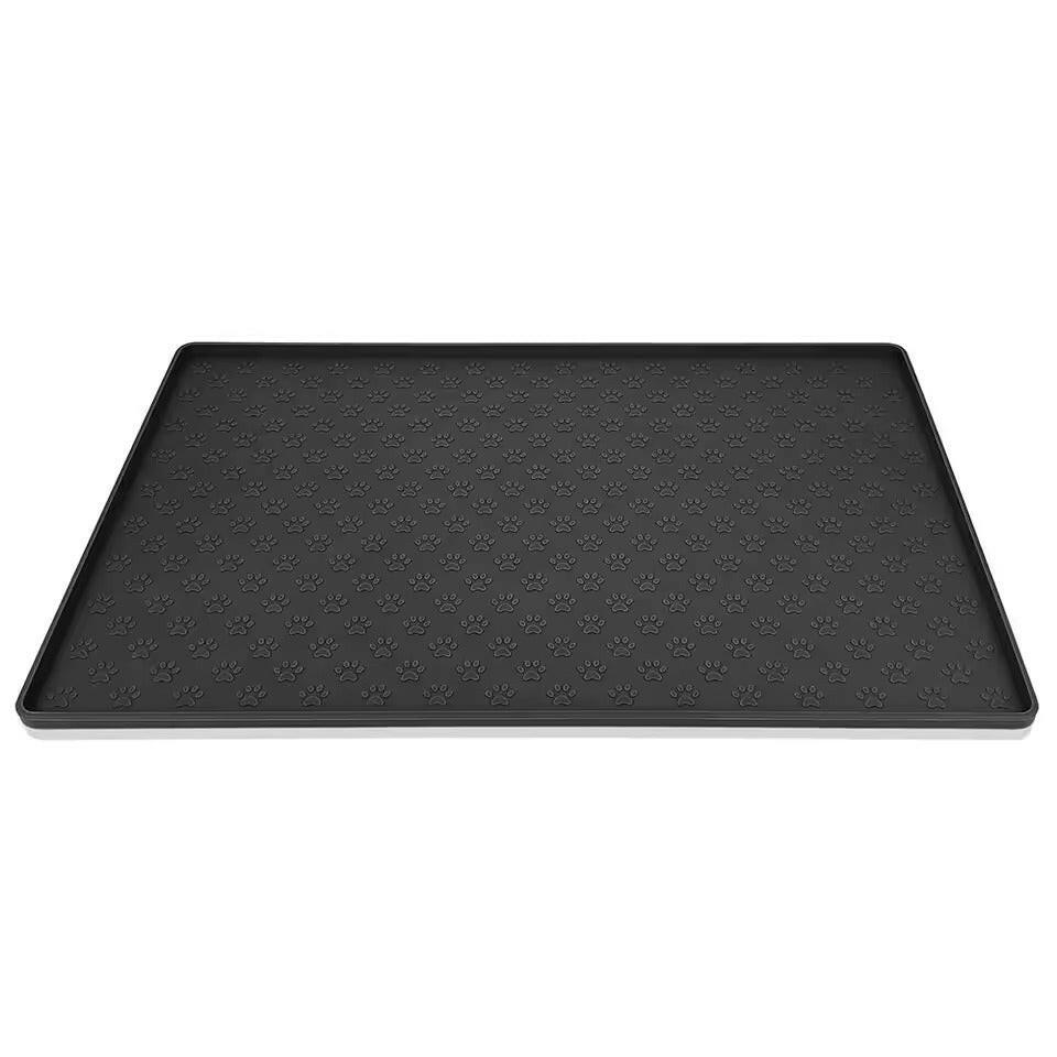 Waterproof silicone pet food mat with a non-slip design, available in multiple sizes and colors. Measures 15.7 x 23.6 inches 2