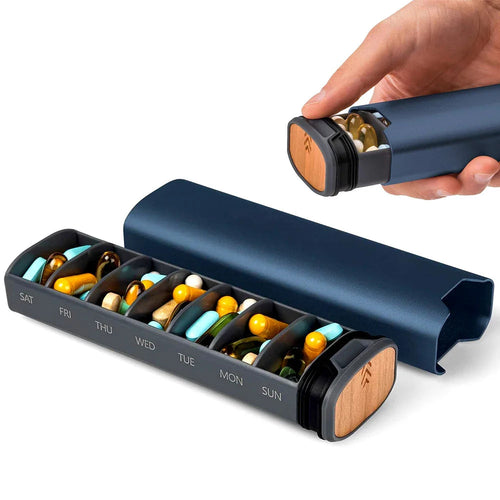 Pill Organizer – Weekly Medication Box – Durable BPA-Free Plastic – Travel-Friendly Design – 7 Compartments 1