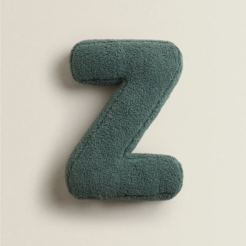 Pillow – Soft PP cotton – Multi-colored letters – Fun decor for kids and living room – 15 x 11.8 in 11