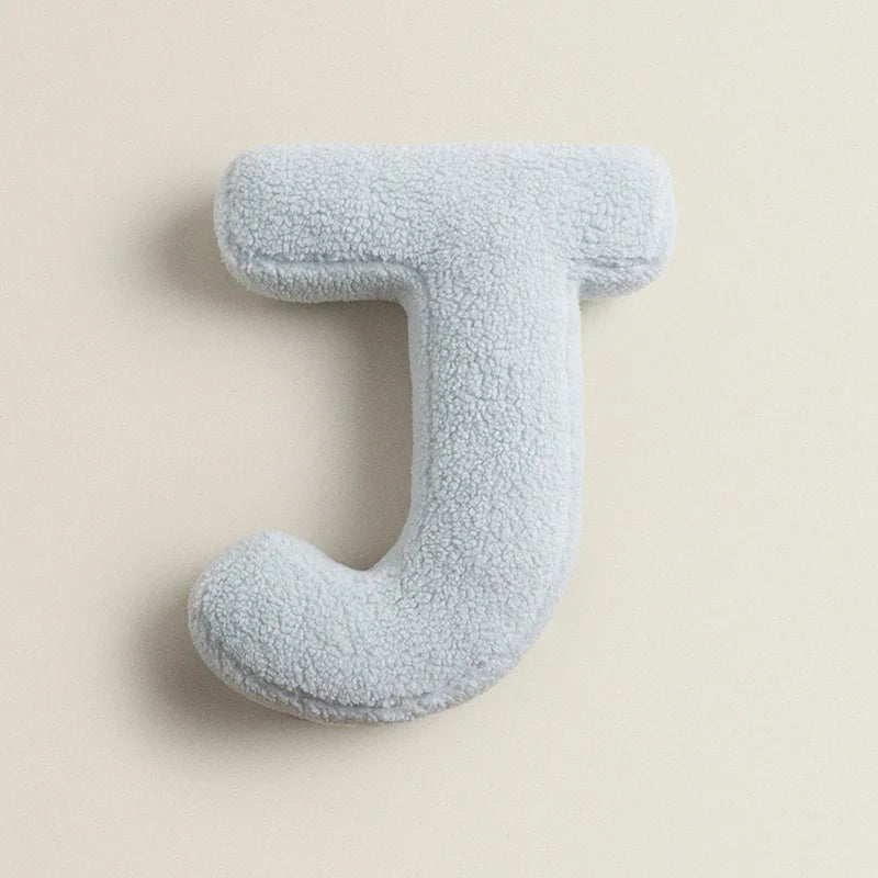 Pillow – Soft PP cotton – Multi-colored letters – Fun decor for kids and living room – 15 x 11.8 in 13