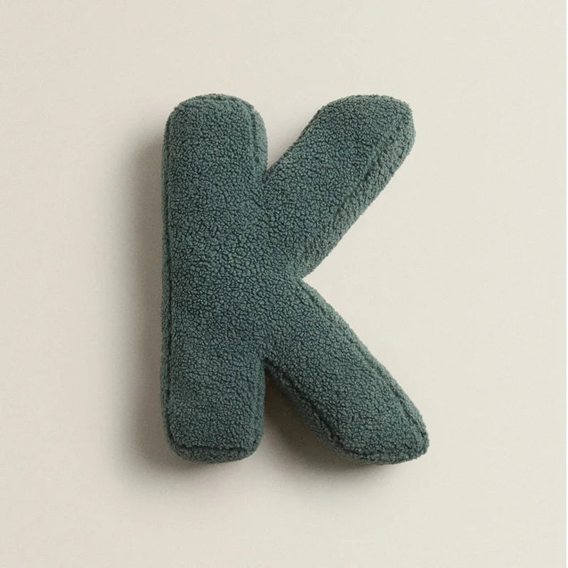 Pillow – Soft PP cotton – Multi-colored letters – Fun decor for kids and living room – 15 x 11.8 in 18