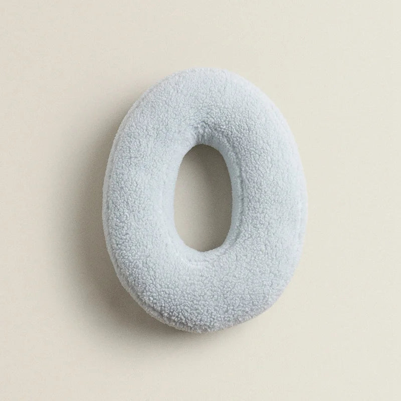 Pillow – Soft PP cotton – Multi-colored letters – Fun decor for kids and living room – 15 x 11.8 in 5