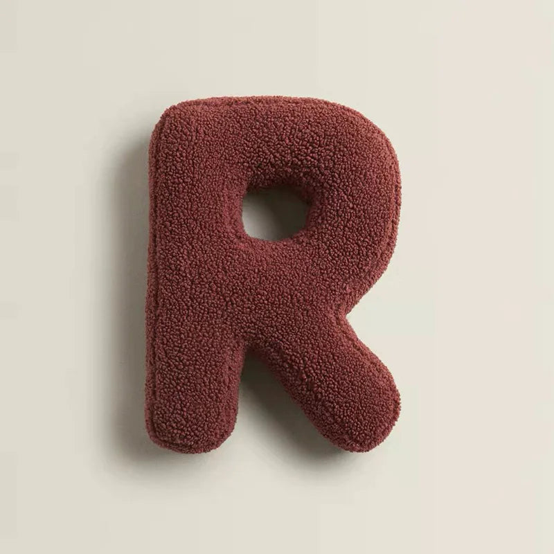 Pillow – Soft PP cotton – Multi-colored letters – Fun decor for kids and living room – 15 x 11.8 in 7