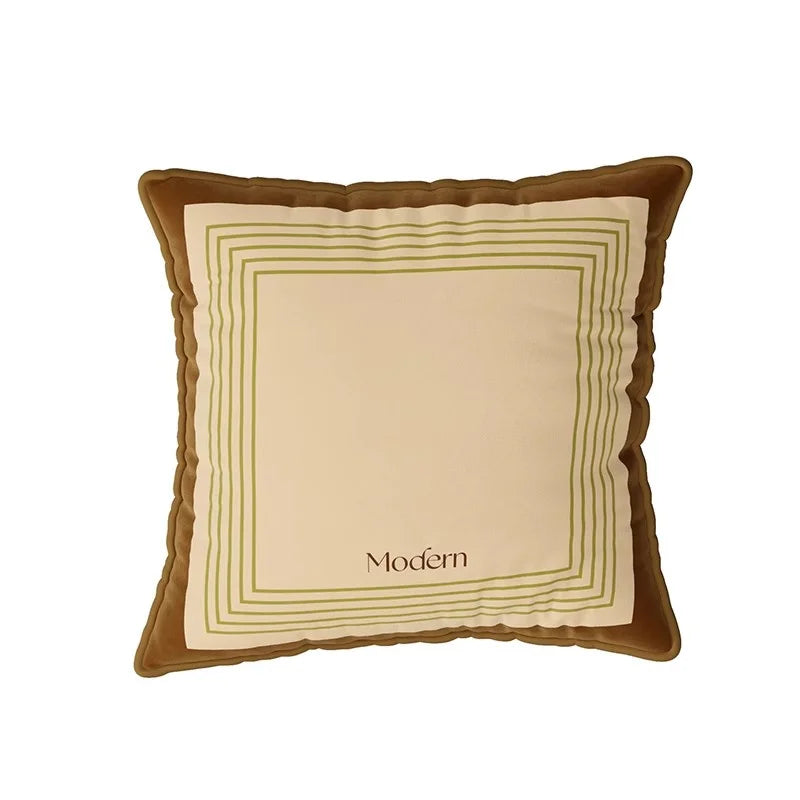 Pillow cover – Luxurious velvet – Multicolor striped design – 18 x 18 inches – Stylish home accent 10