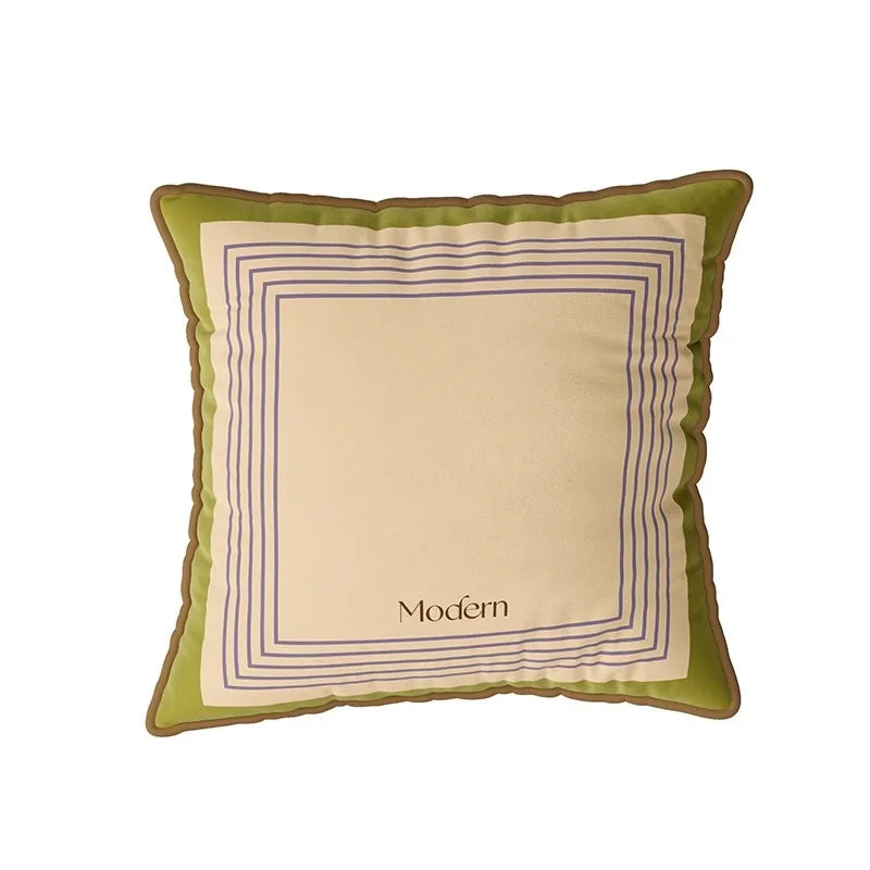 Pillow cover – Luxurious velvet – Multicolor striped design – 18 x 18 inches – Stylish home accent 8