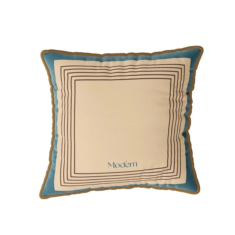 Pillow cover – Luxurious velvet – Multicolor striped design – 18 x 18 inches – Stylish home accent 9