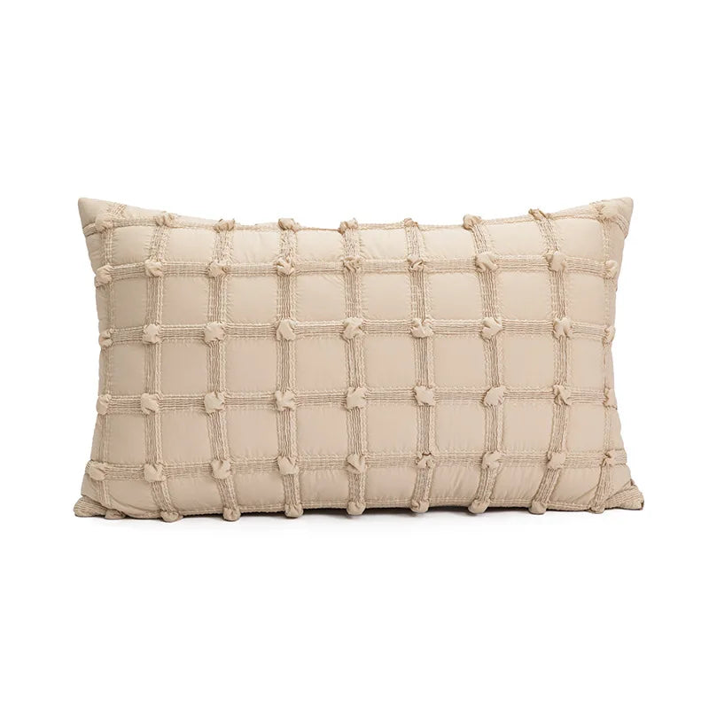 Pillow cover – Polyester blend – Italian brown coffee design – Modern geometric pattern – 17.7 x 17.7 in 11